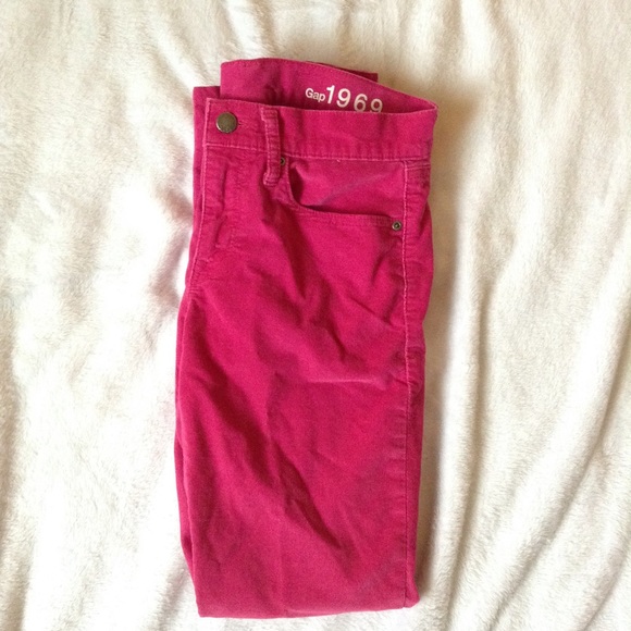 Gap Hot Pink Corduroy Jeggings