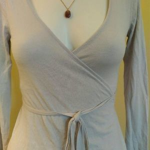 Gap (maternity) tie wrap shirt