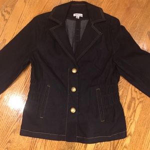 Joan Rivers blazer indigo