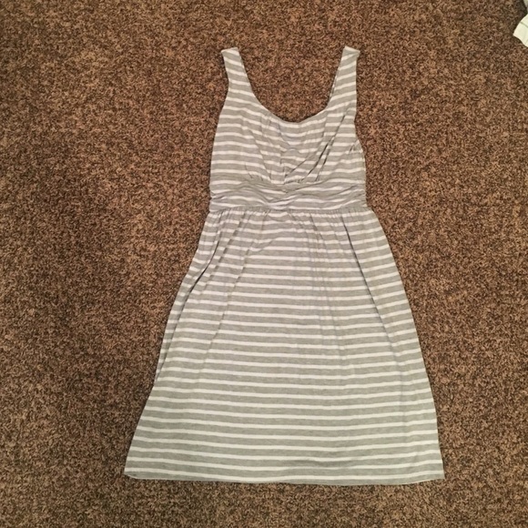Grey striped summer dress!