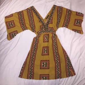 Moroccan print dress