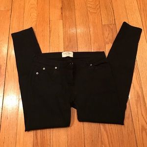 Zara stretch skinny black pants