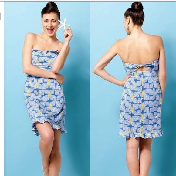 New Lilly Pulitzer Franco Dress printed, Size 6