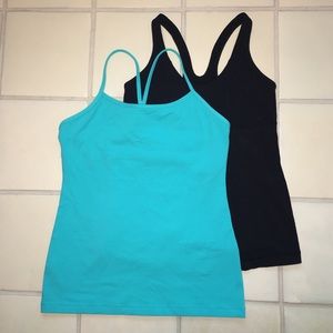2 lululemon workout racerback tanks