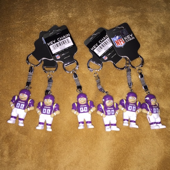 Sale 🎉6 NFL Minnesota Vikings Key Chains