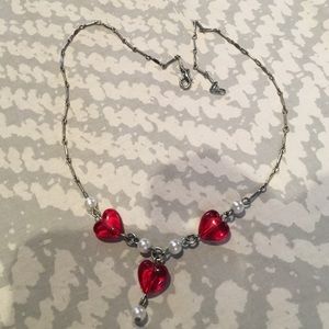 Girl's Valentine's Day necklace