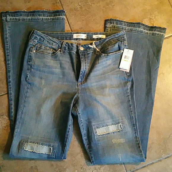 Jessica Simpson Uptown Slim Flare Jeans
