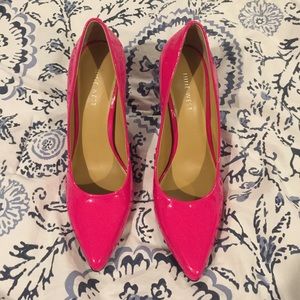 Nine West Pink patent heels