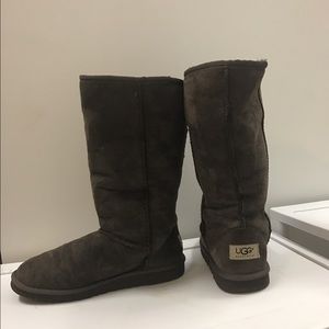 ❗️Sale❗️Ugg Chocolate Tall YOUTH SZ 6- FITS WM 8