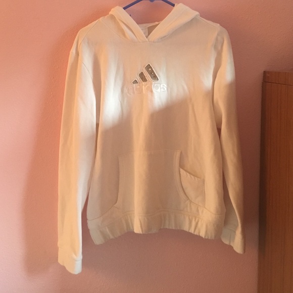 Adidas white hoodie