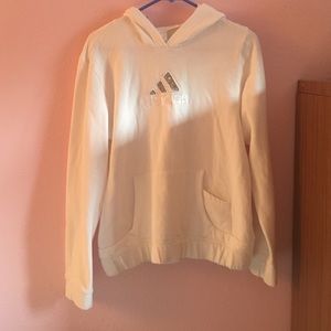 Adidas white hoodie