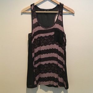 Sheer tank top blouse!