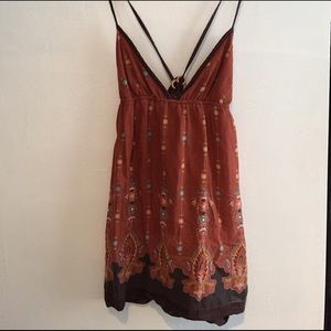 Urban Outfitters hippie tie tank sz Large