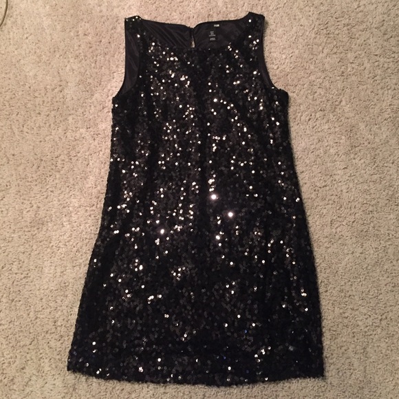 Sequin shift dress