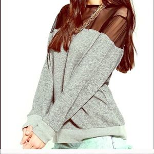 Urban outfitters mesh sweatshirt!
