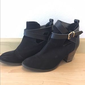 Black Booties with Buckle