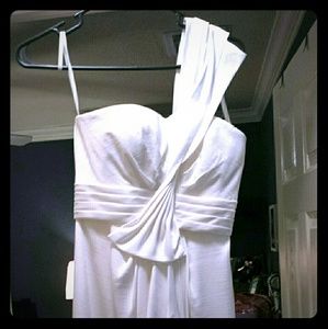BCBG Dresses - White casual wedding/cocktail dress BCBG Dresses - White casual wedding/cocktail dress