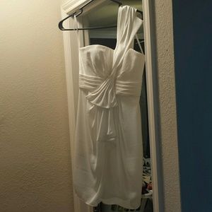 BCBG Dresses - White casual wedding/cocktail dress BCBG Dresses - White casual wedding/cocktail dress