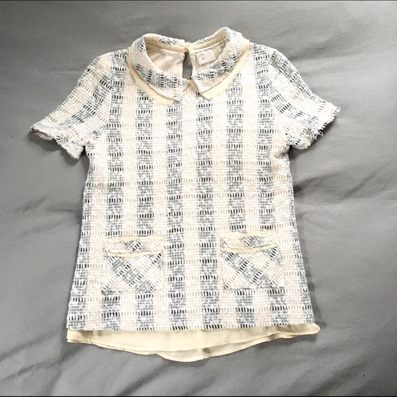 💚 Sold! Anthropologie Postmark Thornburgh Top - Picture 3 of 4