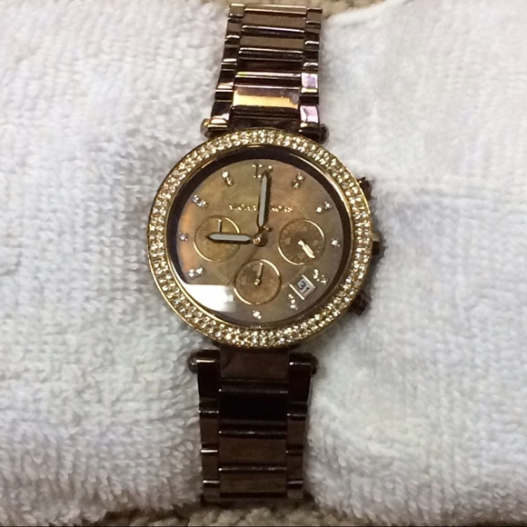 Michael Kors Accessories - Michael Kors Parker Chocolate Ladies Watch