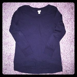 Black hoodless sweatshirt/sweater from Target