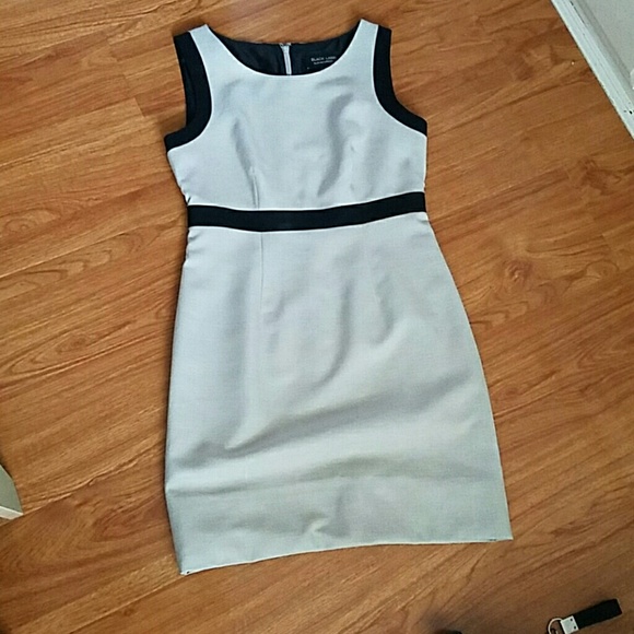 Black Label by Evan-Picone Sleeveless Framed Dress - Picture 2 of 3