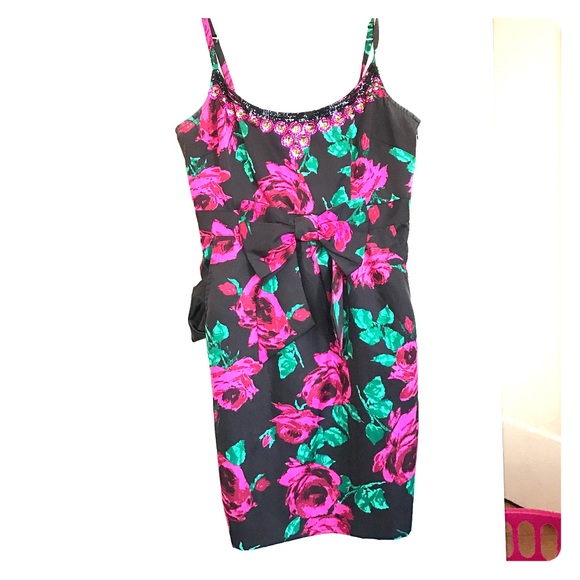 Floral cocktail dress