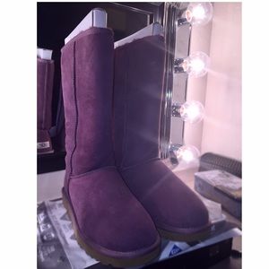 Tall purple Ugg boots