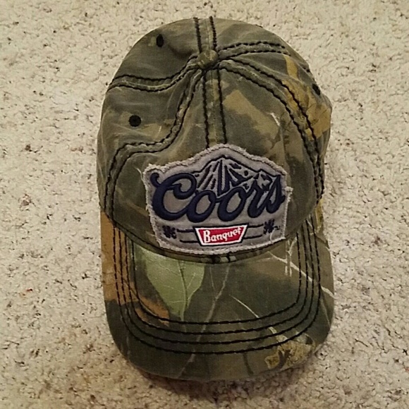 Coors camo hat