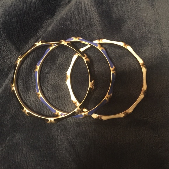 3 Enamel Bangle Bracelet
