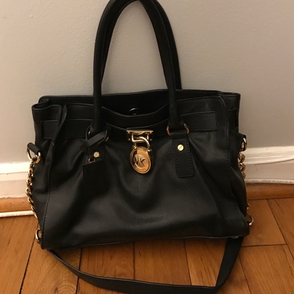 Michael Kors black medium satchel