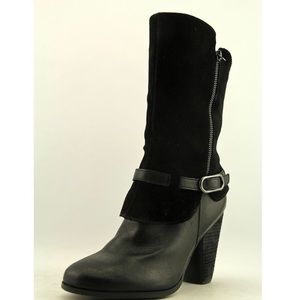 Kensie Hunter Womens Size 8 Black Suede
