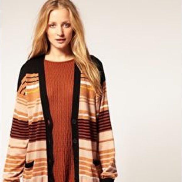 Anthropologie Missoni oversized cardigan striped