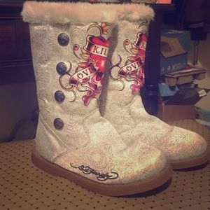 Silk Ed Hardy Boots