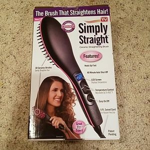 Simply straight hair brush