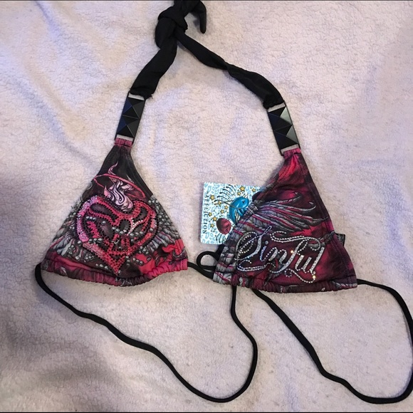 Sinful affliction bikini top
