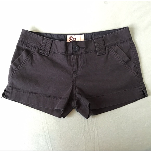 Navy trouser shorts