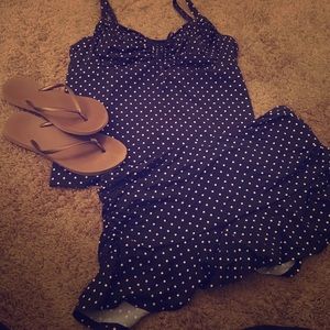 Lands' End Two Piece Bathing Suit