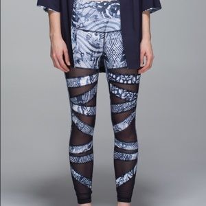 Highest Times Tech Mesh pants: Wanderlust print