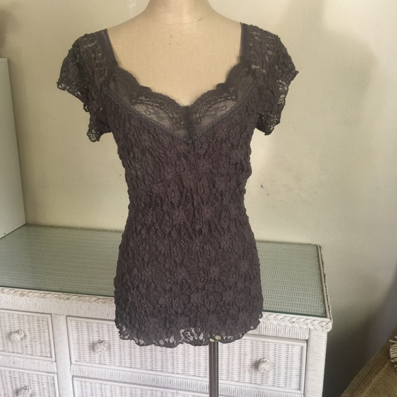 CAbi lace v-neck
