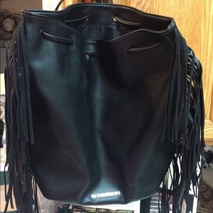 Victoria's Secret Leather Fringed Bag