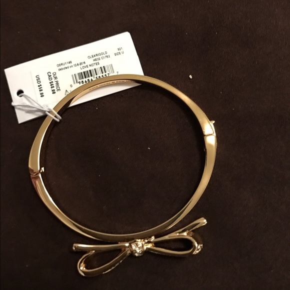 SALE Kate spade take a bow diamond bracelet nwt - Picture 3 of 3