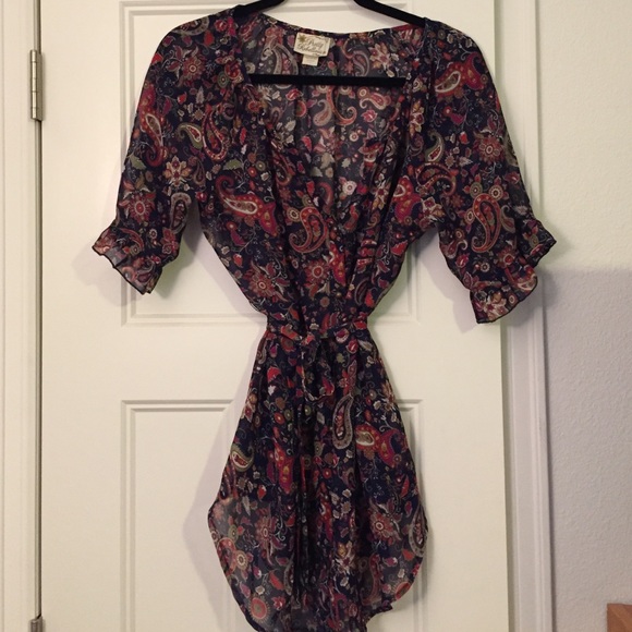 Adorable sheer tunic
