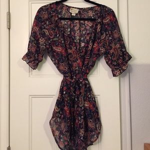 Adorable sheer tunic