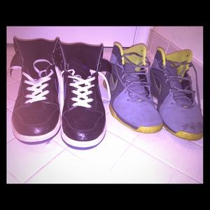 Used Nike High Top Sneakers. 2 for $40.