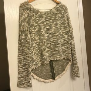 PPLA Zip back sweater