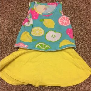 Tank top and skirt