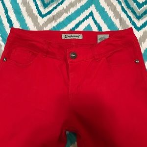 Emperial: Red Skinny Jeans