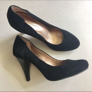 Black Suede BCBG Generation Heels
