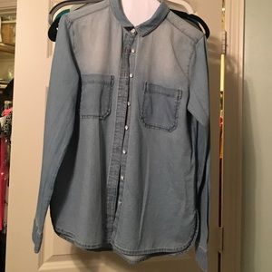 UO chambray denim shirt